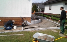Bauphase Vorgartenumgestaltung 2012
